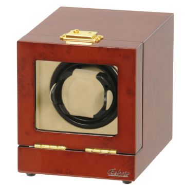 Show details for Single Watch Winder Burl Wood w/LCD Dispaly Picture of Single Watch Winder Burl Wood w/LCD Dispaly