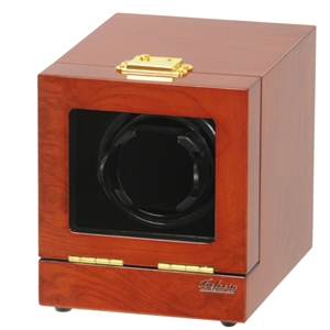 Picture of Single Watch Winder Mahogany Wood w/LCD Dispaly