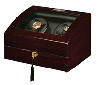 Picture of Diplomat Estate Ebony Wood Quad Watch Winder 