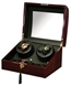 Picture of Diplomat Estate Ebony Wood Quad Watch Winder 