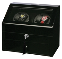 Picture of Diplomat Gothica Piano Black 4 Watch Winder