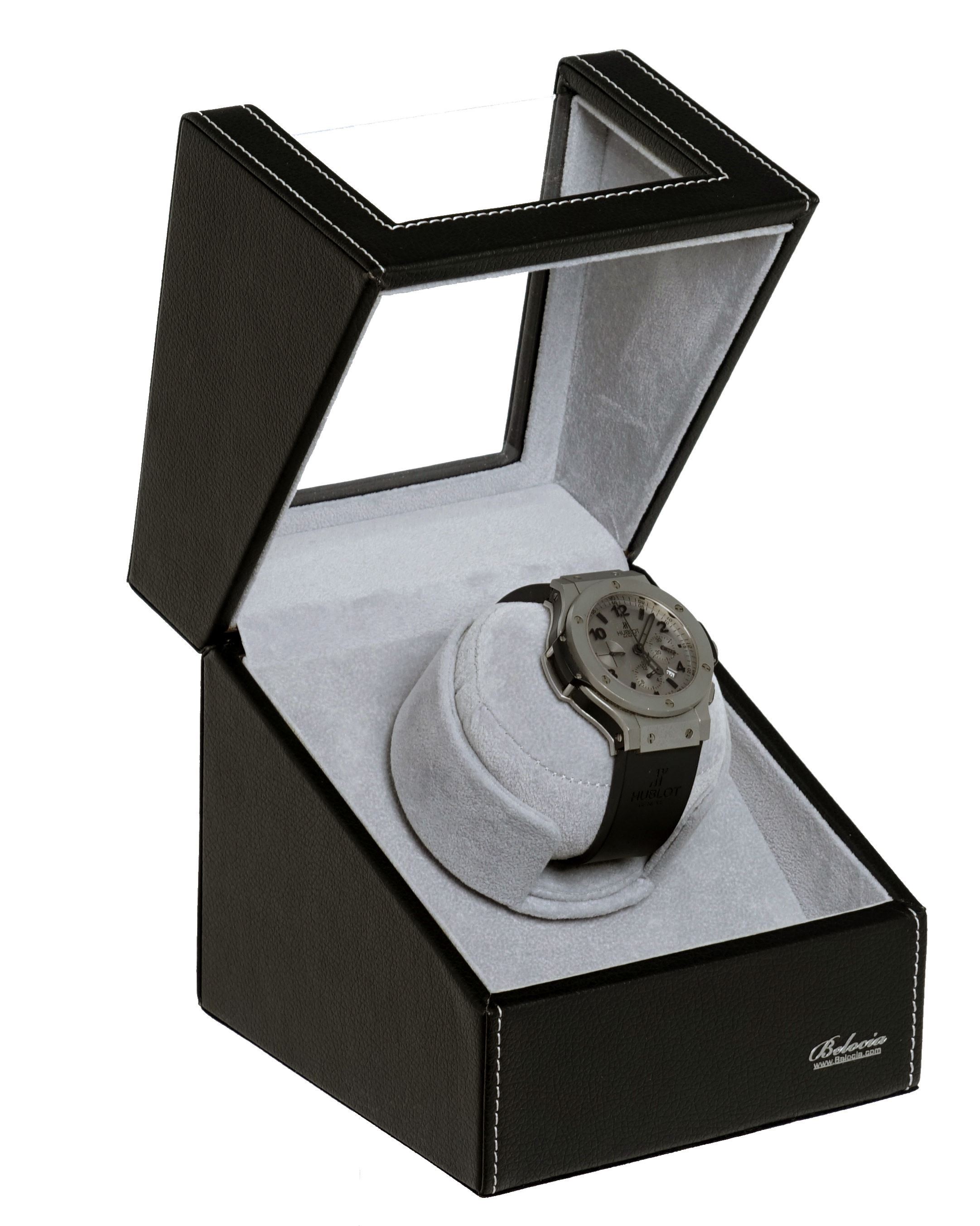 Watch Winders for Automatic Watches,Single Watch Winder Wood w/LCD