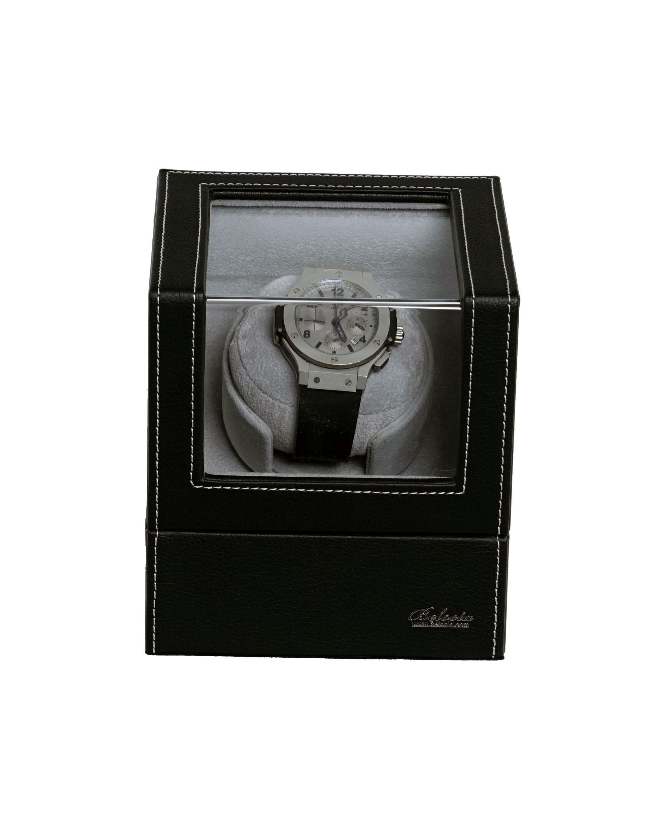 Watch Winders for Automatic Watches,Single Watch Winder Wood w/LCD