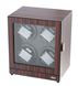 Four Watch Winder Ebony Wood w/LCD Dispaly