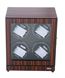 Four Watch Winder Ebony Wood w/LCD Dispaly