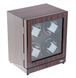 Four Watch Winder Ebony Wood w/LCD Dispaly