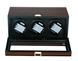 Triple Watch Winder Ebony Wood w/LCD Dispaly w/Japanese Mabouchi Motors 