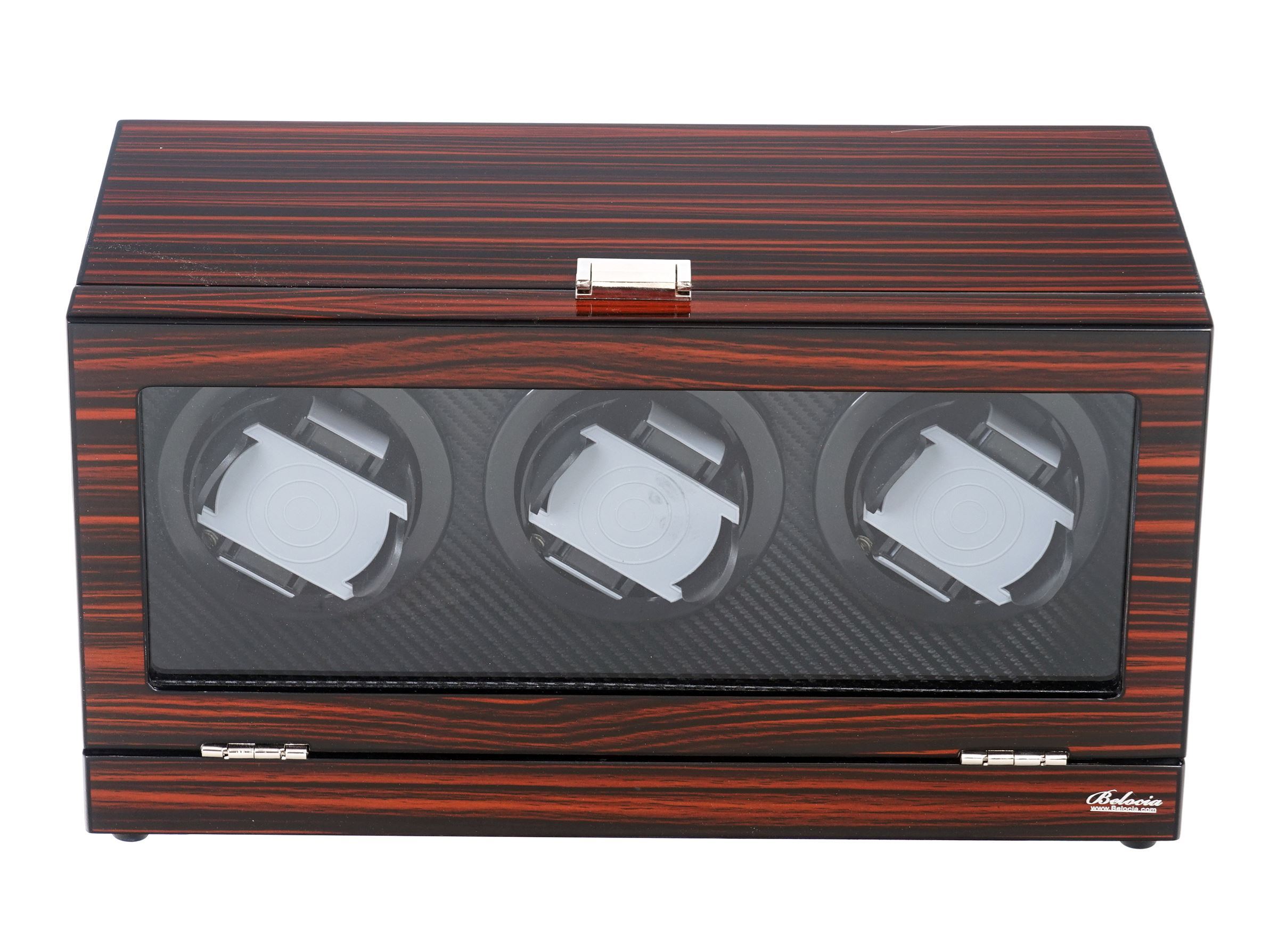 Watch Winders for Automatic Watches,Triple Watch Winder Ebony Wood w