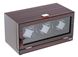 Triple Watch Winder Ebony Wood w/LCD Dispaly w/Japanese Mabouchi Motors 