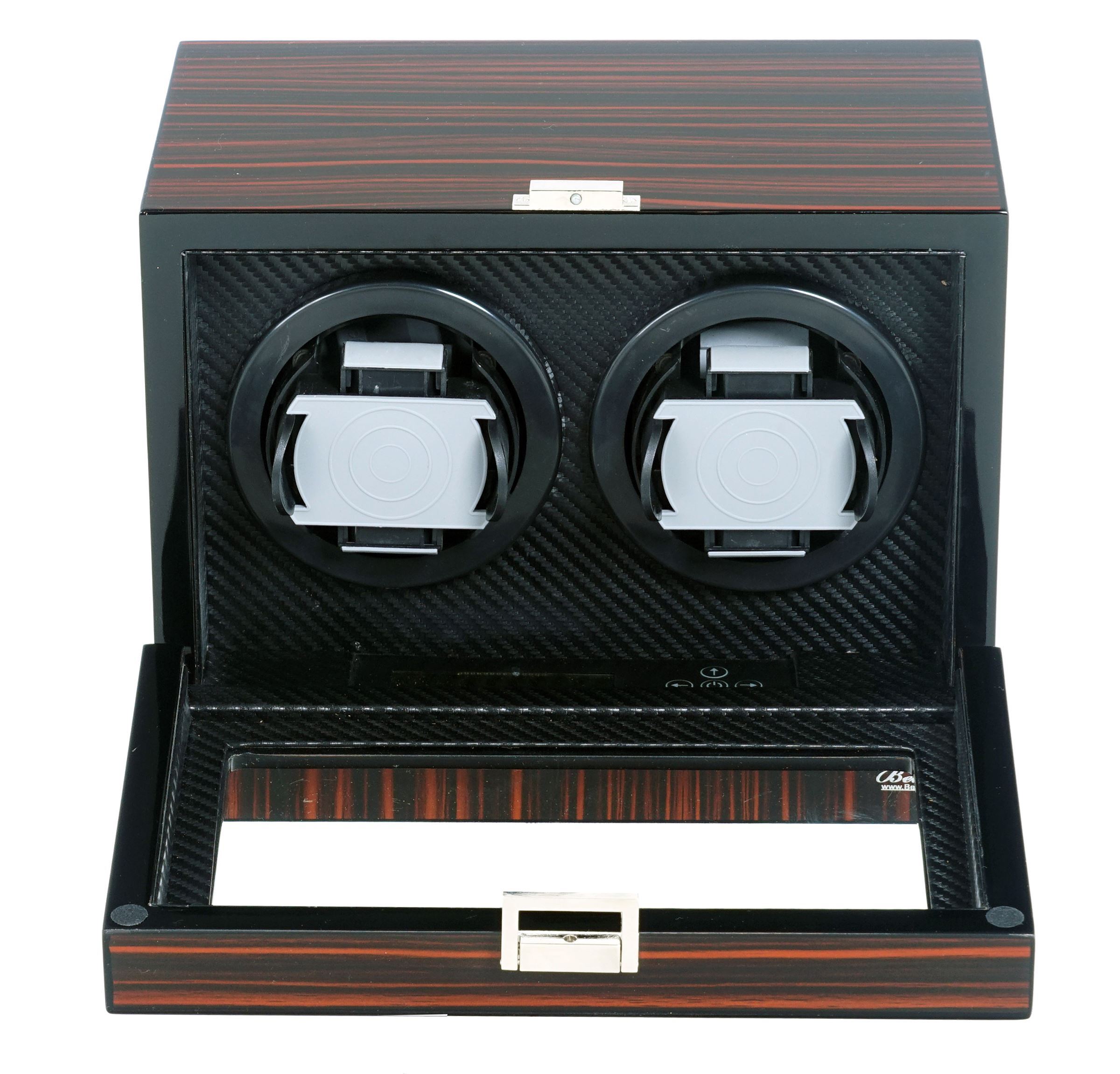 Watch Winders for Automatic Watches,Double Watch Winder Ebony Wood w