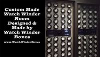 Custom made watch winders to your specific needs.