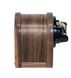 Handmade in USA walnut hardwood single watch winder, multiple TPD settings bidirectional rotation.