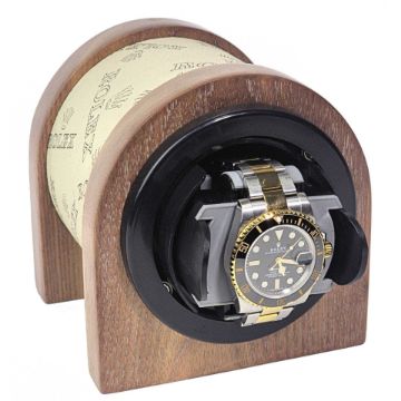 Handmade in USA Mahogany hardwood single watch winder, multiple TPD settings bidirectional rotation Handmade in USA Mahogany hardwood single watch winder, multiple TPD settings bidirectional rotation